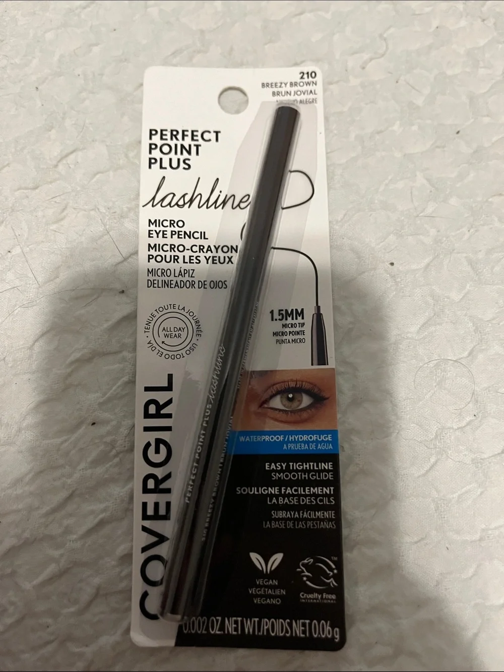 NWT Covergirl Perfect Point Plus Eyeliner 210 Breezy Brown